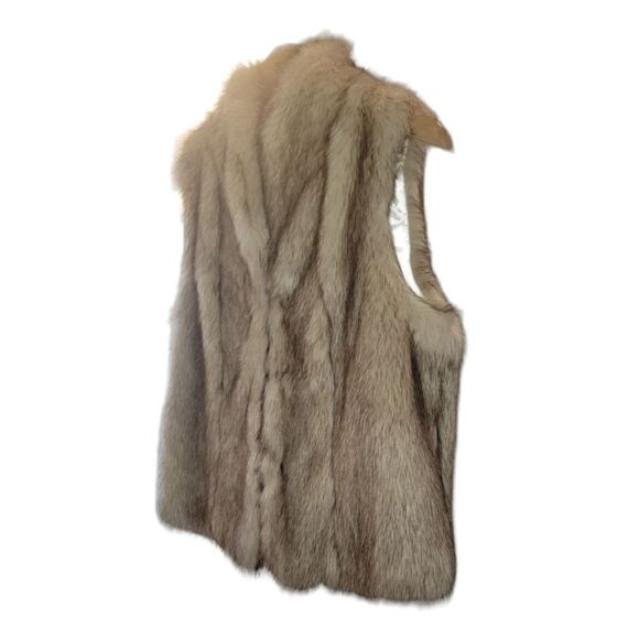 NWOT Womens BCBGENERATION Faux Fur Vest Tan M/L - Picture 4 of 10
